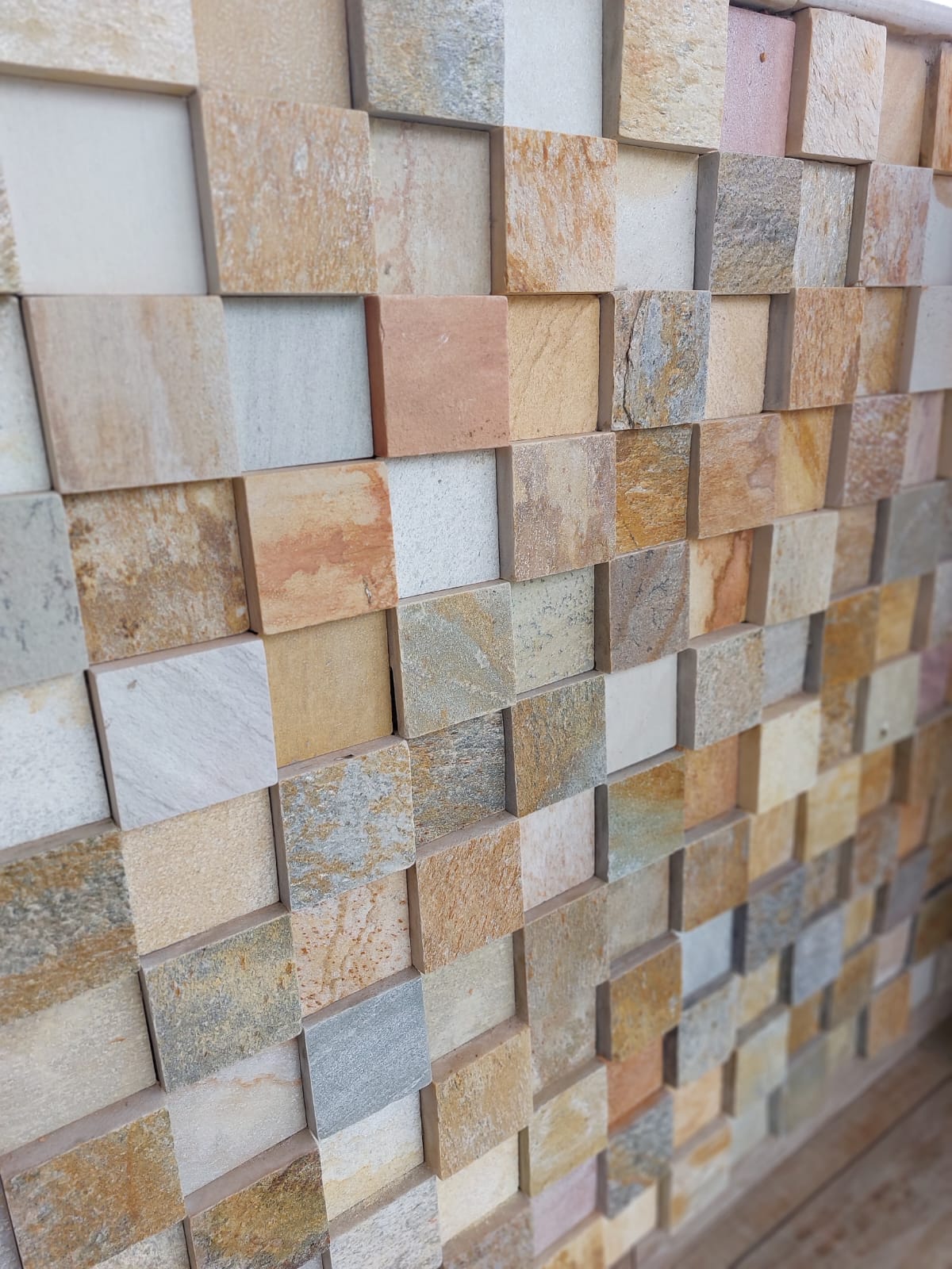 Mosaico Xadrez 10x10 São Tomé